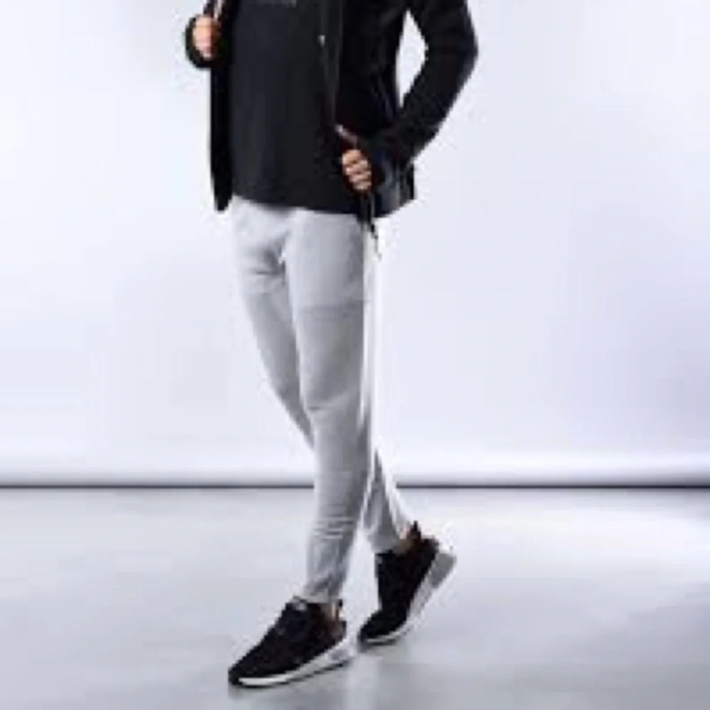 Adidas icon knit gray pants